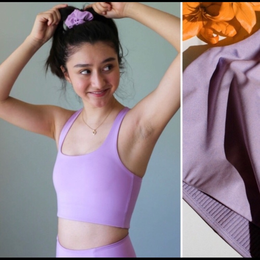 Girlfriend Collective Bra Lilac